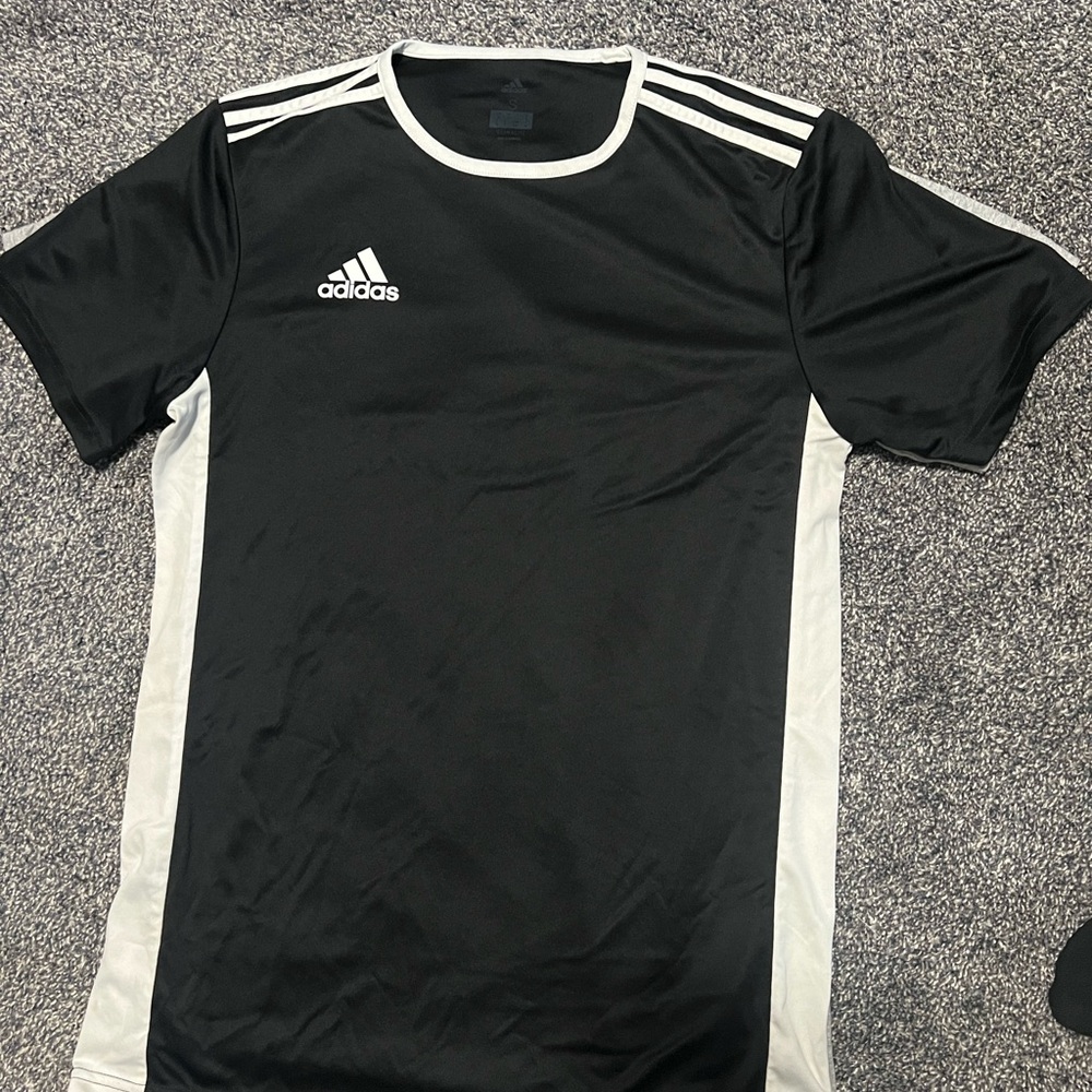 Adidas Men's Black and White Shirt